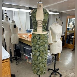Upcycled 2-Piece Green 90s Set